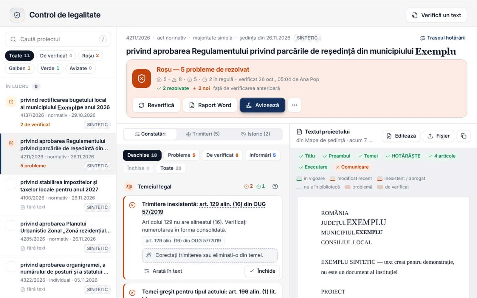 Control de legalitate